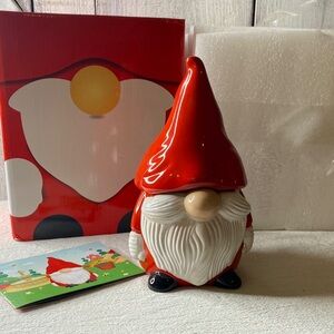 Santa Christmas ceramic gnome stein red figure